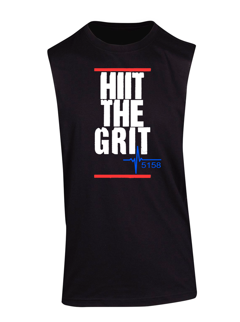 HIIT THE GRIT MENS SLEEVELESS TEE