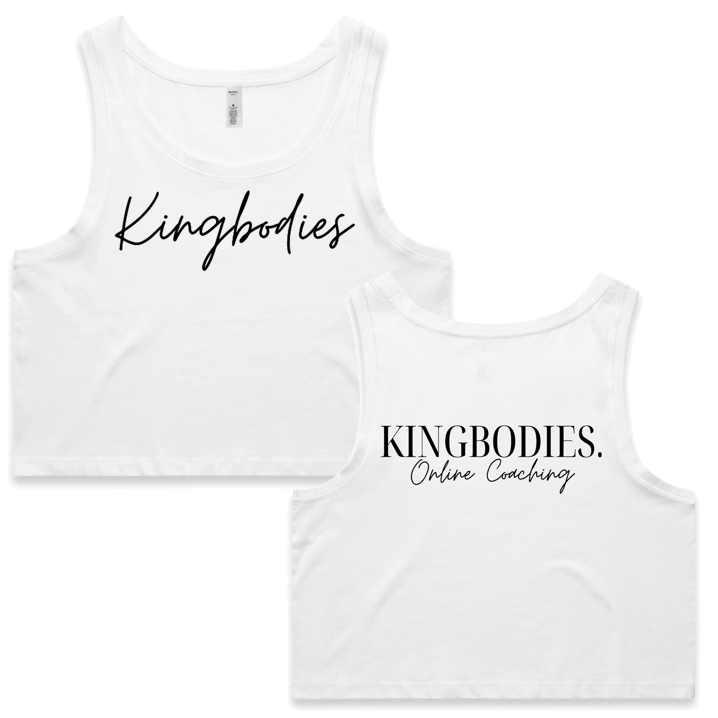 KINGBODIES WO'S CROP SINGLET