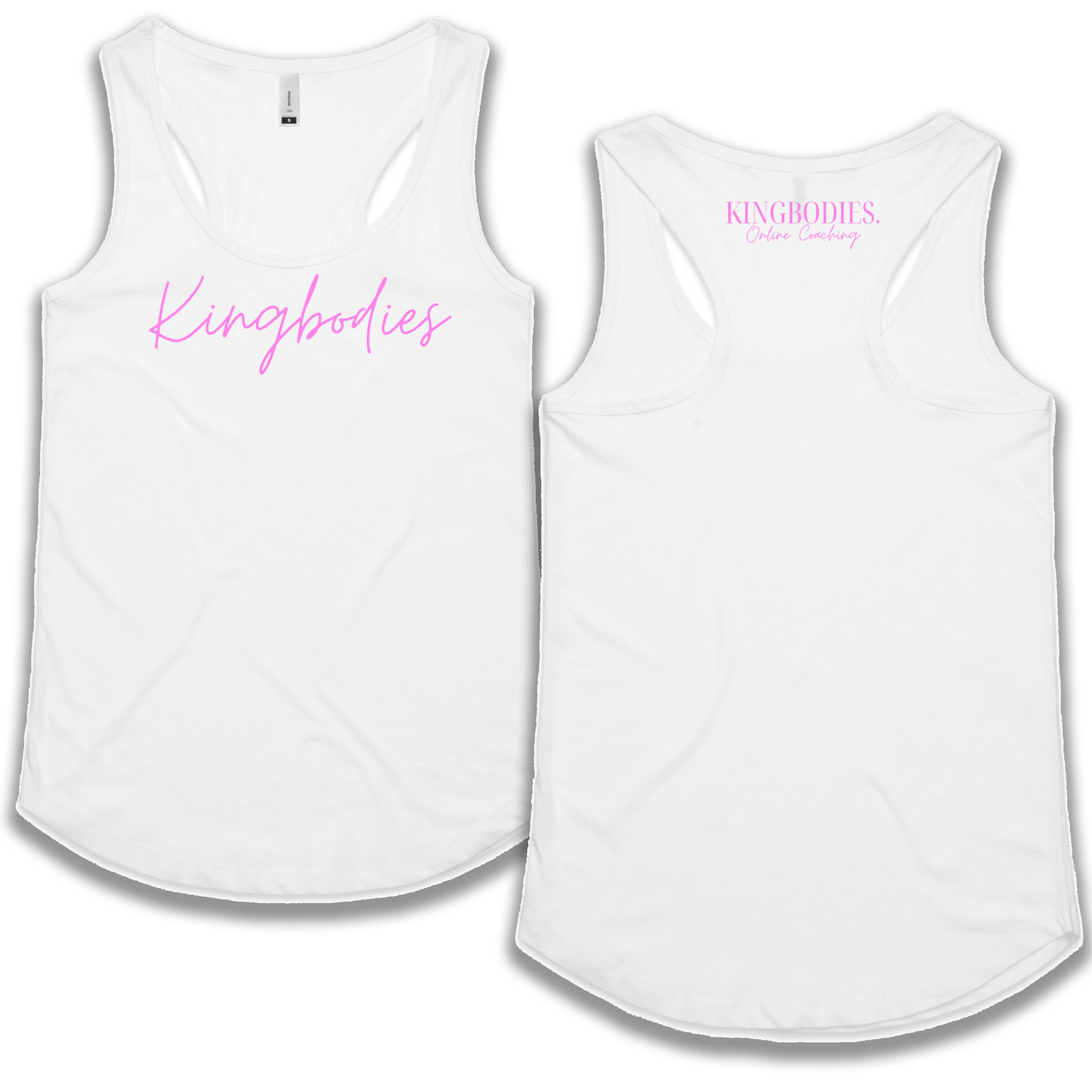 KINGBODIES WO'S YES RACERBACK SINGLET