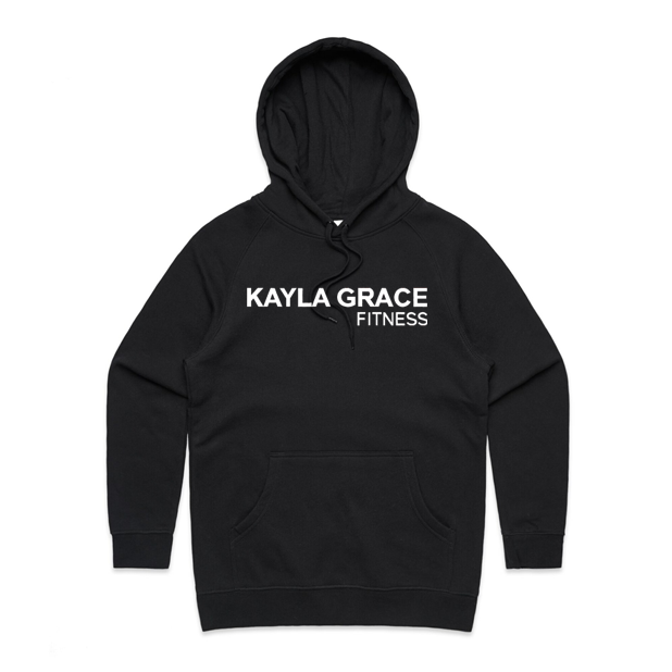 KAYLA GRACE Wo's Fleece Hoodie - Centre logo