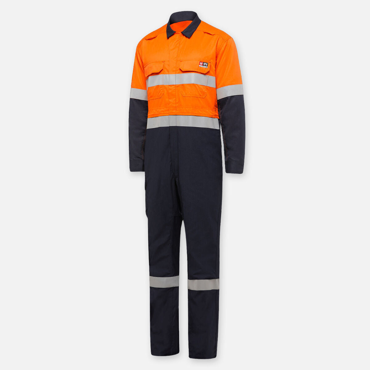 SHIELDTEC FR HI VIS TWO TONE COVERALL WITH FR TAPE
