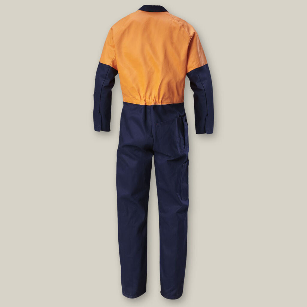 Hi-Vis 2Tone Cotton Drill Coverall