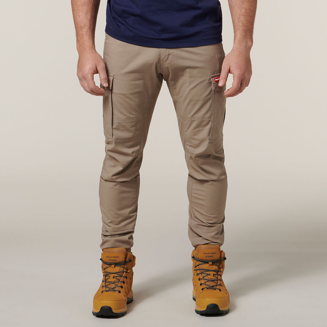 3056 Cuffed Cotton Cargo Work Pants