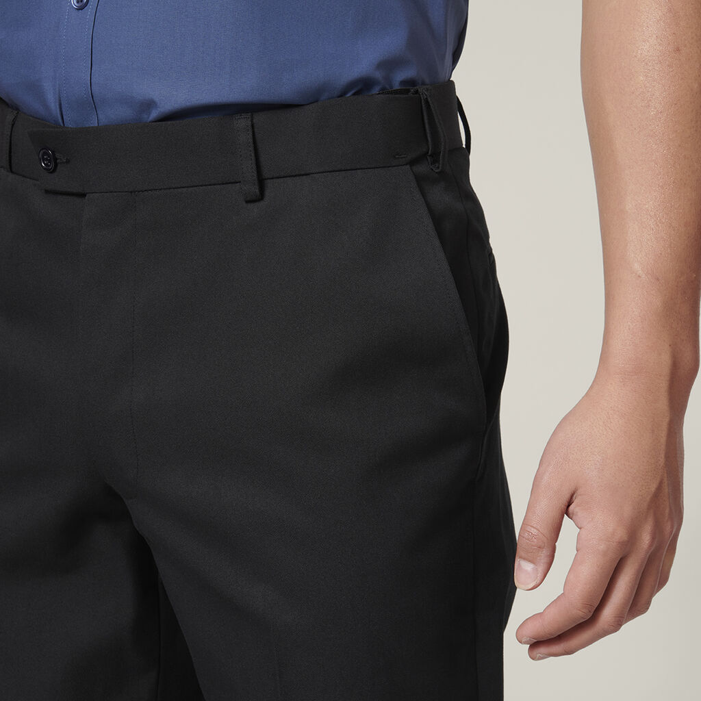 Permanent Press Plain Front Pant