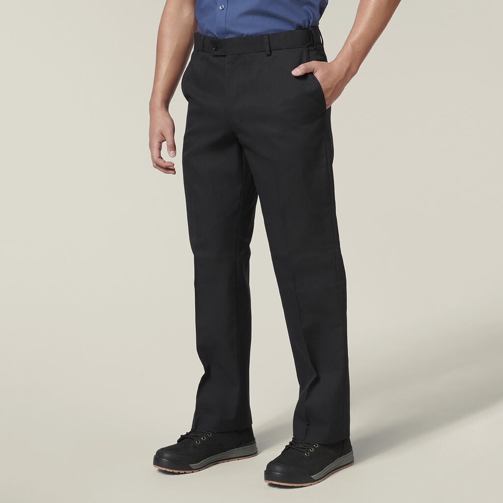 Permanent Press Plain Front Pant