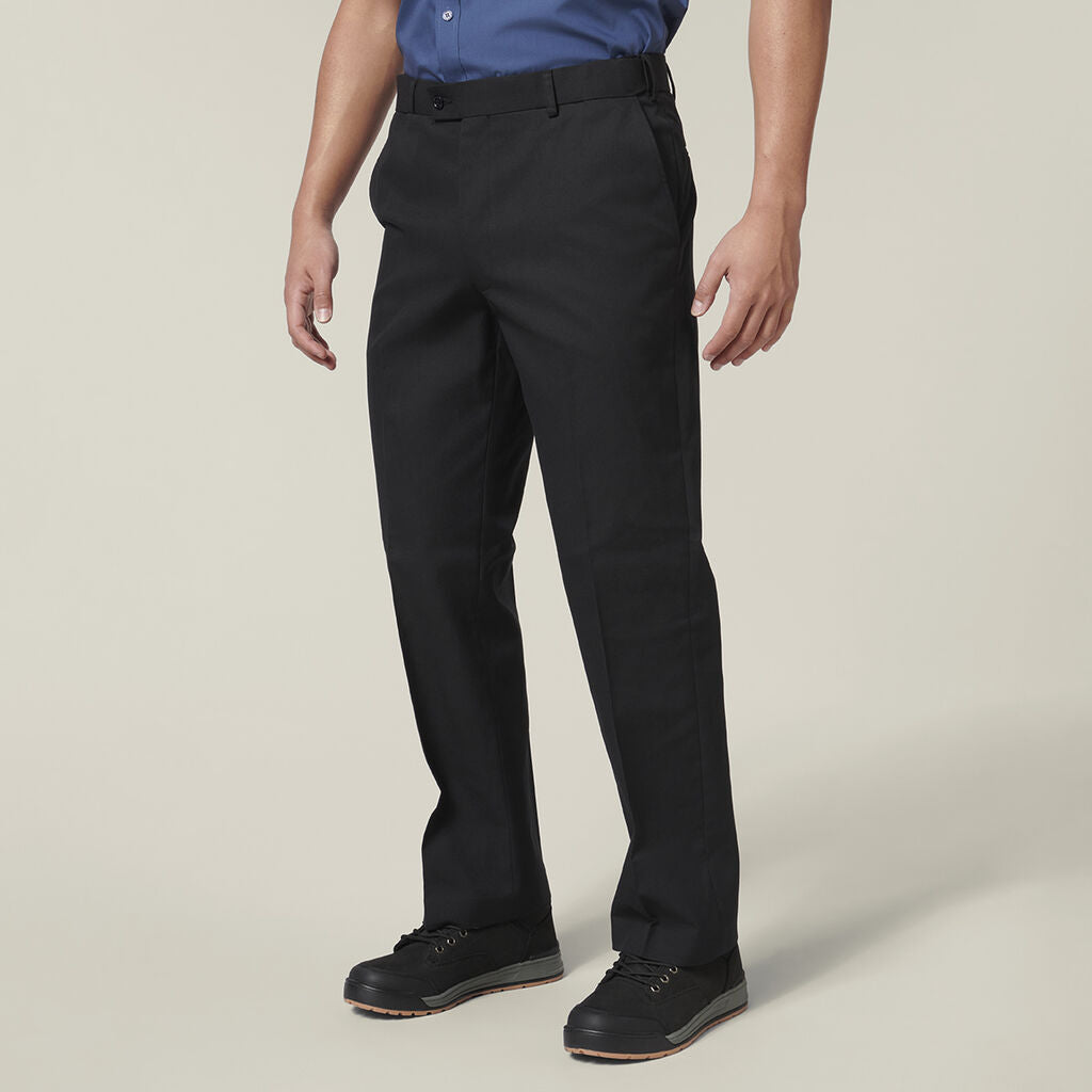 Permanent Press Plain Front Pant