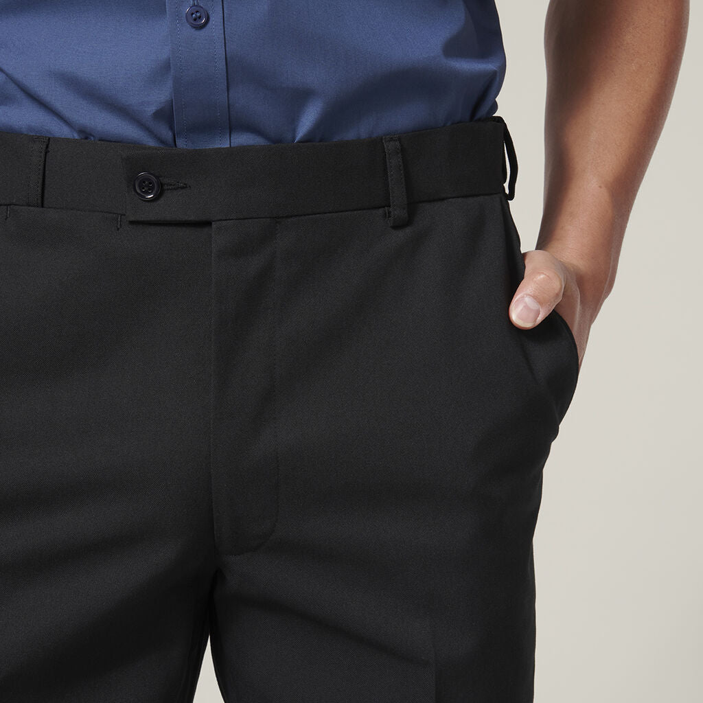 Permanent Press Plain Front Pant