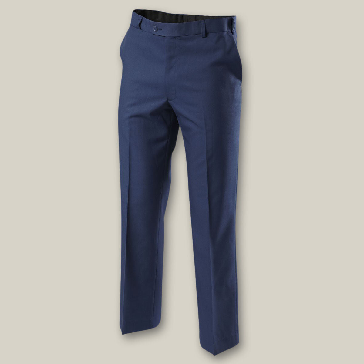 Permanent Press Plain Front Pant