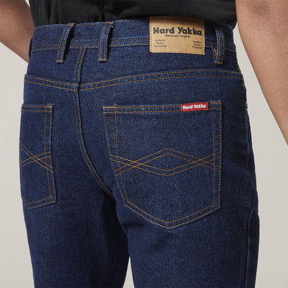 Heavy Duty Washed Denim Work Jeans