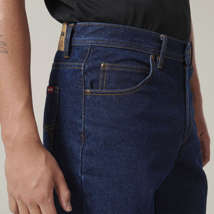 Heavy Duty Washed Denim Work Jeans