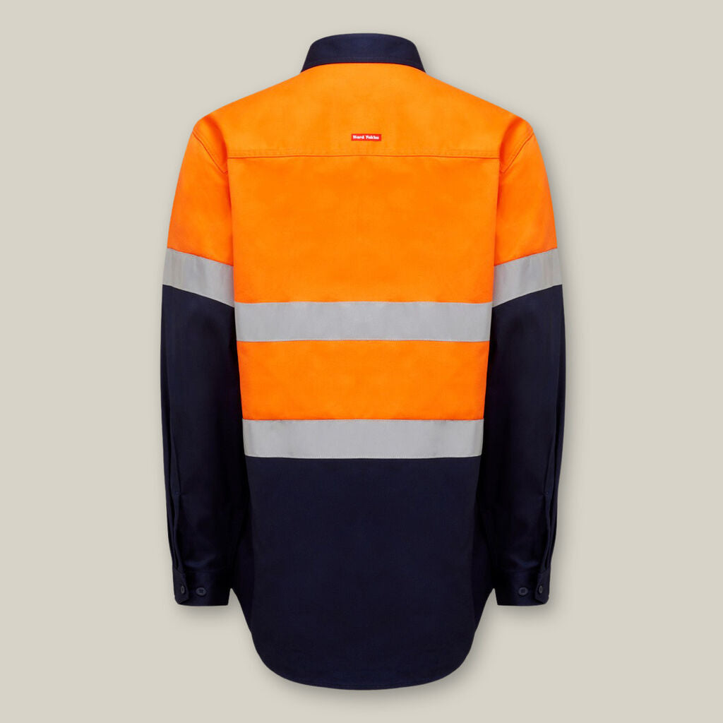 Core Hi-Vis 2 Tone Taped Cotton Drill Shirt