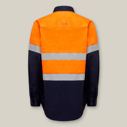 Core Hi-Vis 2 Tone Taped Cotton Drill Shirt