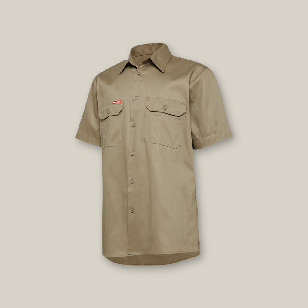 Core Short Sleeve Lightweight Vented Cotton Shirt