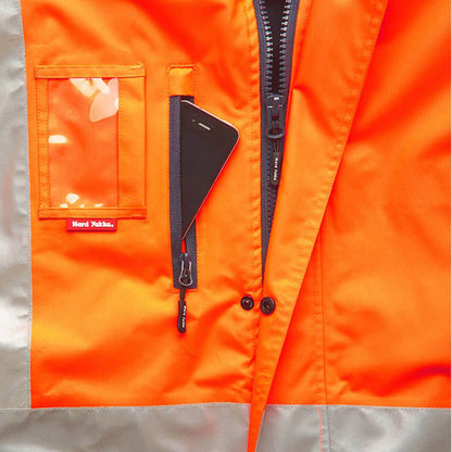 Hi-Vis 4-In-1 Taped Wet Weather Jacket