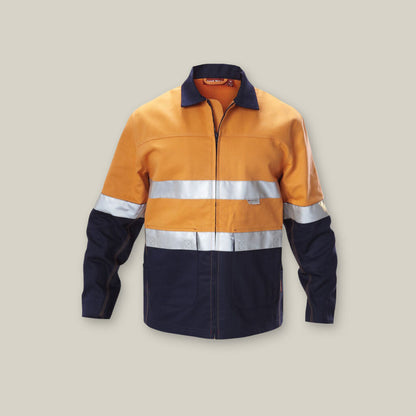 Core Hi-Vis 2 Tone Cotton Drill Taped Jacket