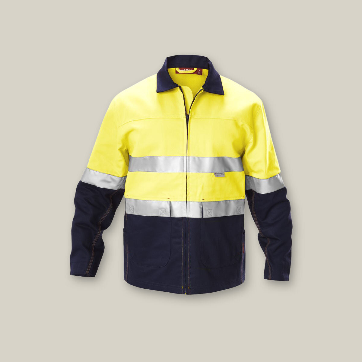 Core Hi-Vis 2 Tone Cotton Drill Taped Jacket