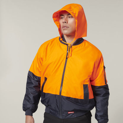 Core Hi-Vis 2 Tone Waterproof Bomber Jacket