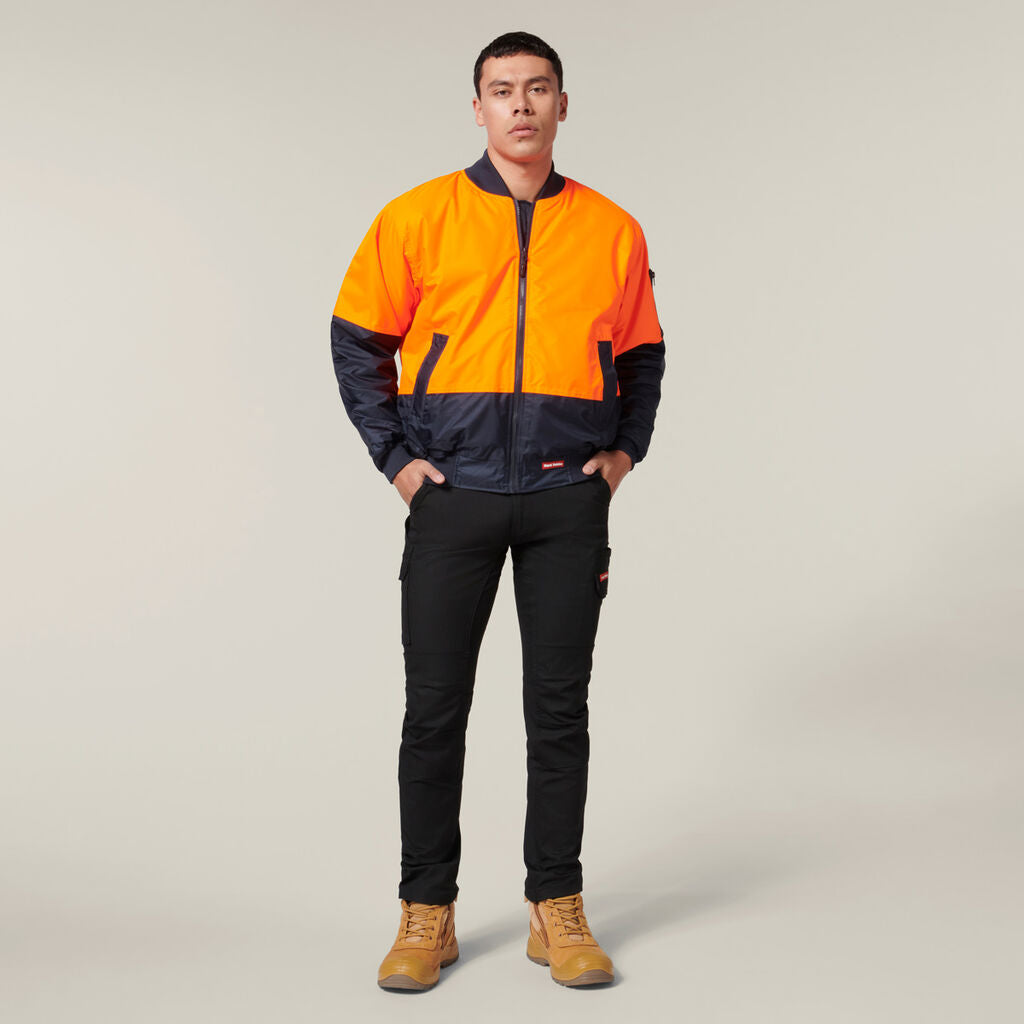 Core Hi-Vis 2 Tone Waterproof Bomber Jacket