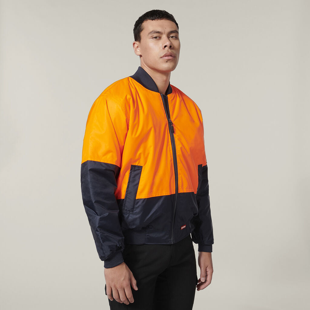 Core Hi-Vis 2 Tone Waterproof Bomber Jacket