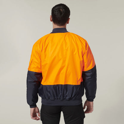 Core Hi-Vis 2 Tone Waterproof Bomber Jacket