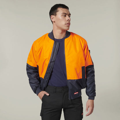 Core Hi-Vis 2 Tone Waterproof Bomber Jacket