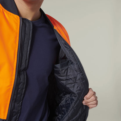 Core Hi-Vis 2 Tone Waterproof Bomber Jacket