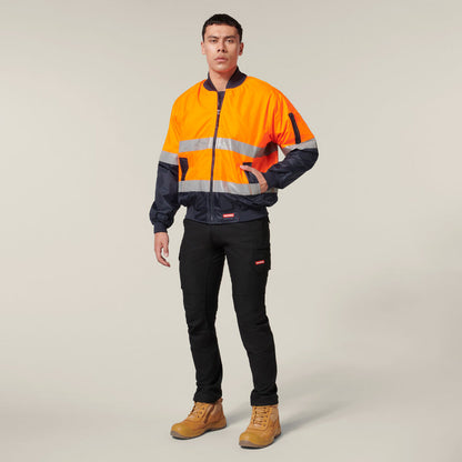 Core Hi-Vis 2 Tone Taped Waterproof Bomber Jacket