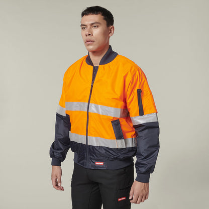 Core Hi-Vis 2 Tone Taped Waterproof Bomber Jacket