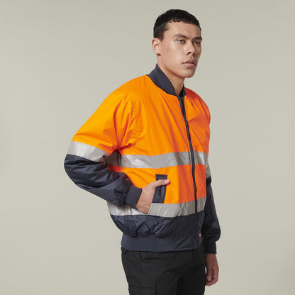 Core Hi-Vis 2 Tone Taped Waterproof Bomber Jacket