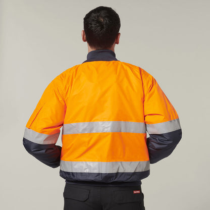 Core Hi-Vis 2 Tone Taped Waterproof Bomber Jacket