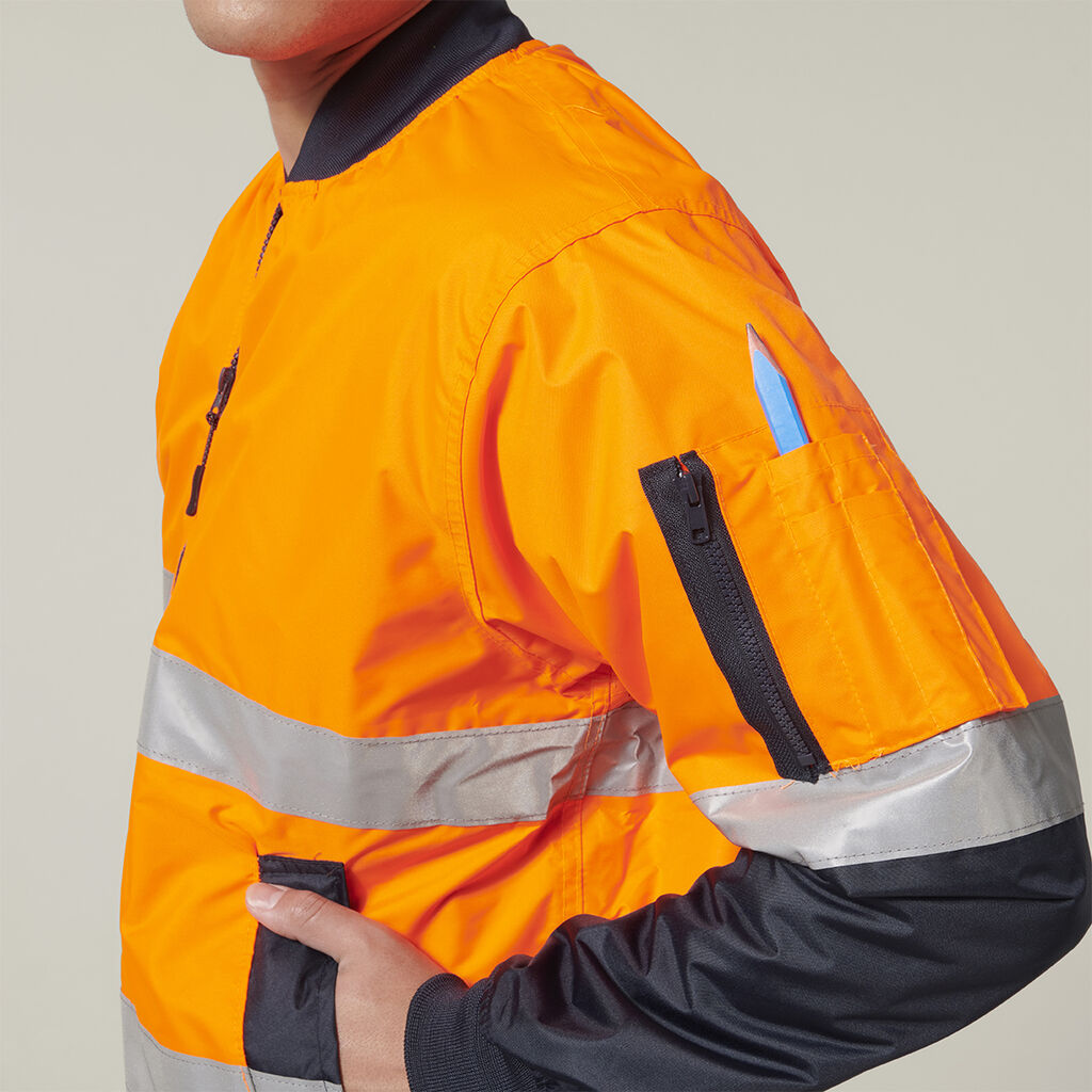 Core Hi-Vis 2 Tone Taped Waterproof Bomber Jacket