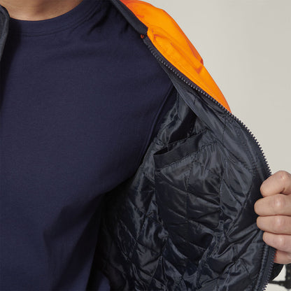 Core Hi-Vis 2 Tone Taped Waterproof Bomber Jacket