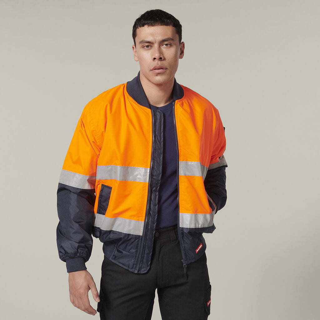 Core Hi-Vis 2 Tone Taped Waterproof Bomber Jacket