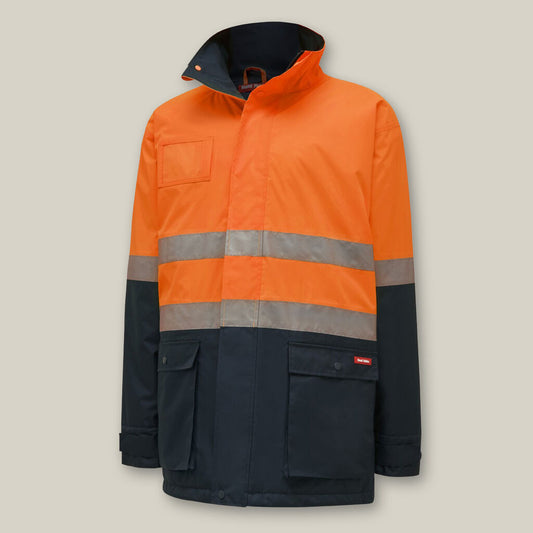 Core Hi-Vis 2 Tone Taped Quilted Waterproof Jacket