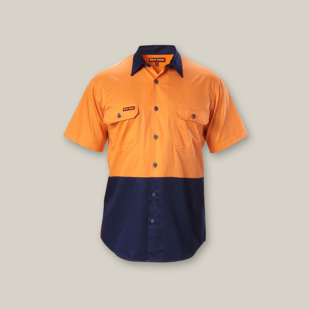 KOOLGEAR HI-VIS 2 TONE VENTED SHORT SLEEVE SHIRT