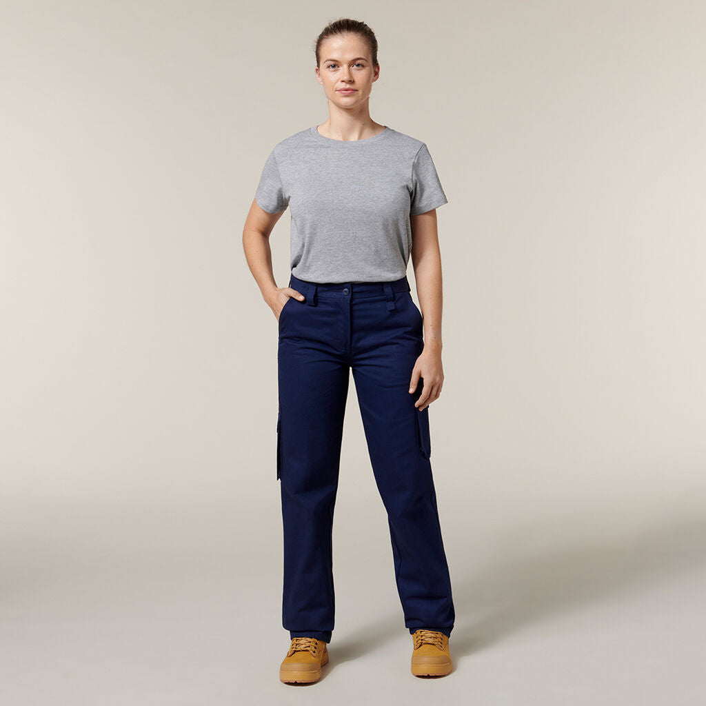 Women's Cotton Drill Cargo Pant