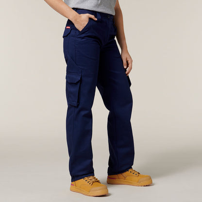 Women's Cotton Drill Cargo Pant