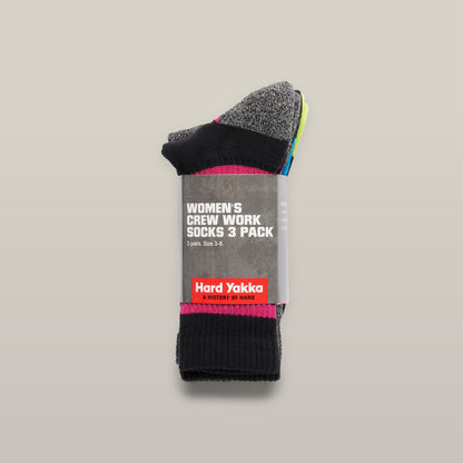 Women's Crew 3 Pack Work Sock