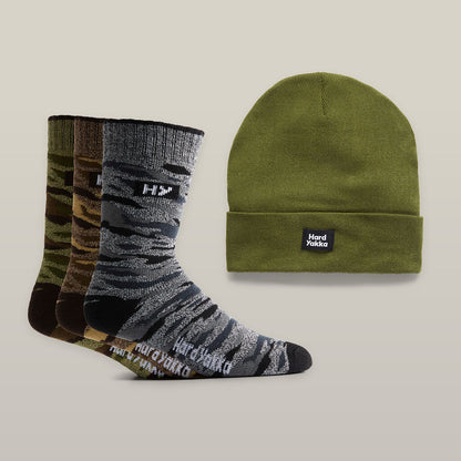 Camo Sock & Beanie Bundle