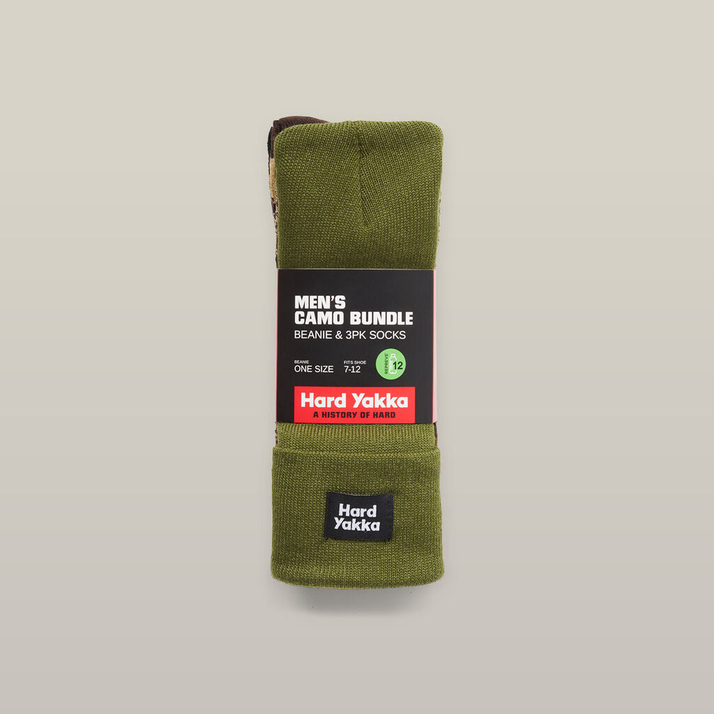 Camo Sock & Beanie Bundle