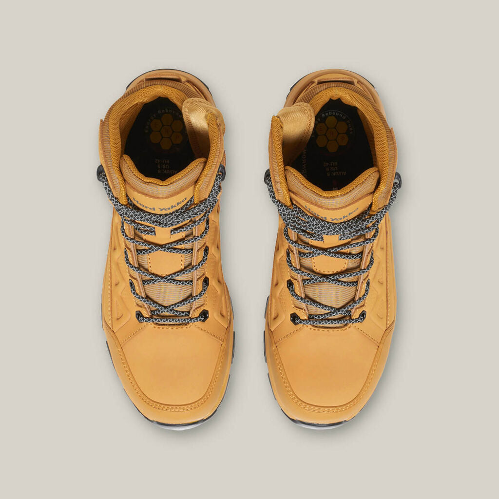 Atomic Hybrid Lace Up & Side Zip Safety Boot - Wheat