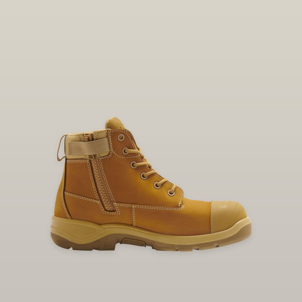 TOUGHMAXX 6Z Steel Toe Safety Boot - Wheat