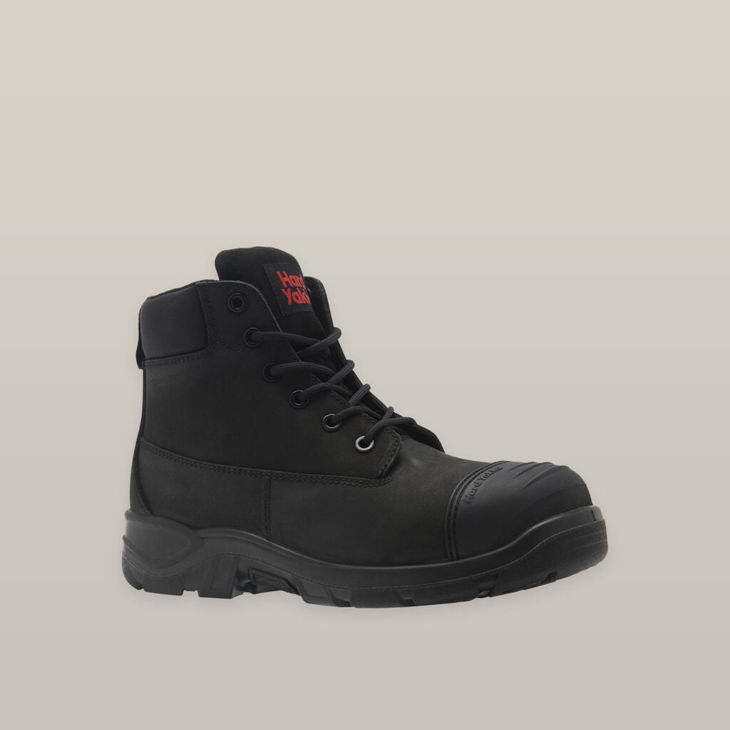 TOUGHMAXX 6Z Steel Toe Safety Boot - Black